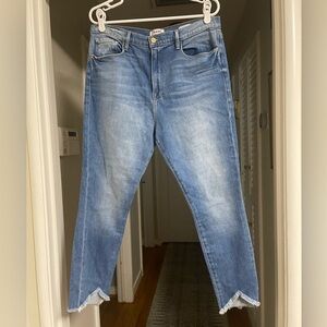 EUC FRAME Ali High Rise Cigarette Cropped Jeans